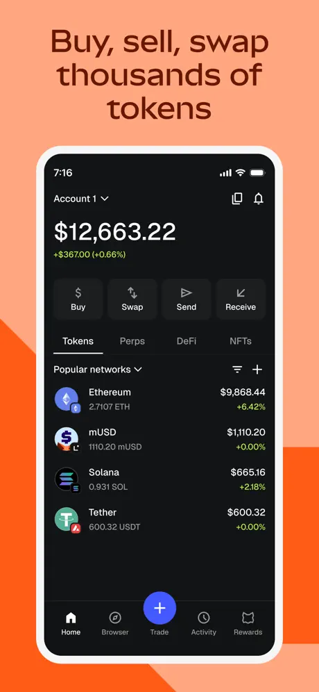 MetaMask iOS screenshot